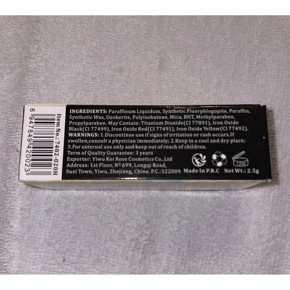 Miss Rose KAJAL Black Eye Shimmer Eyeliner NIB exp 12/27